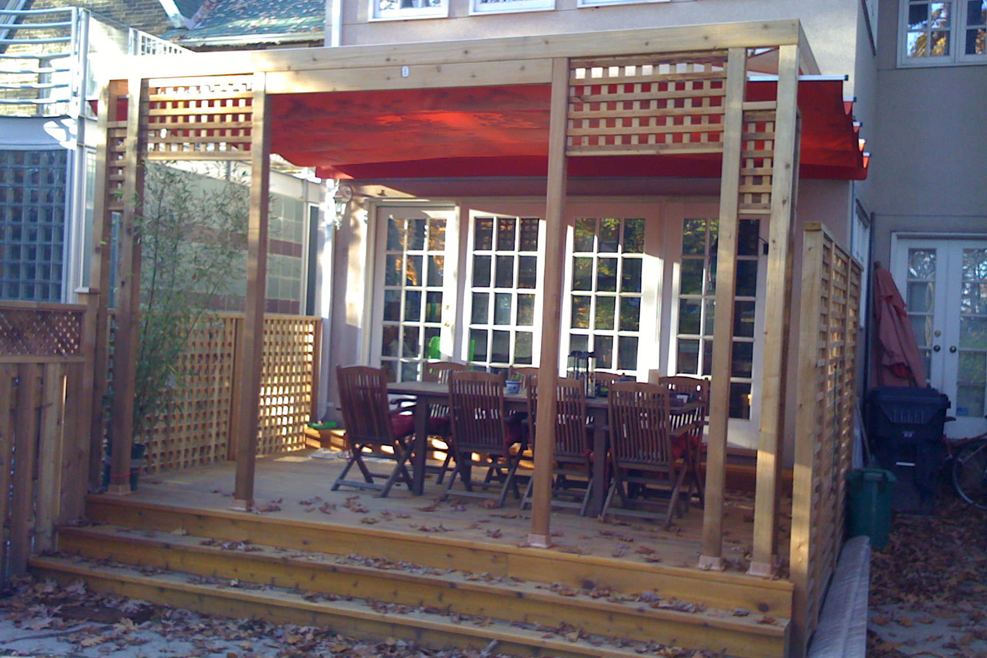 Fall Outdoor Spaces Protection