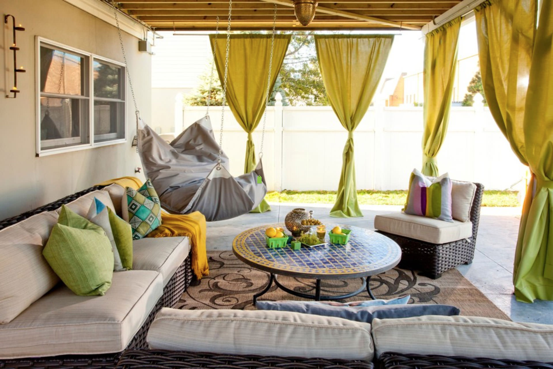 Outdoor Fabrics Drapes