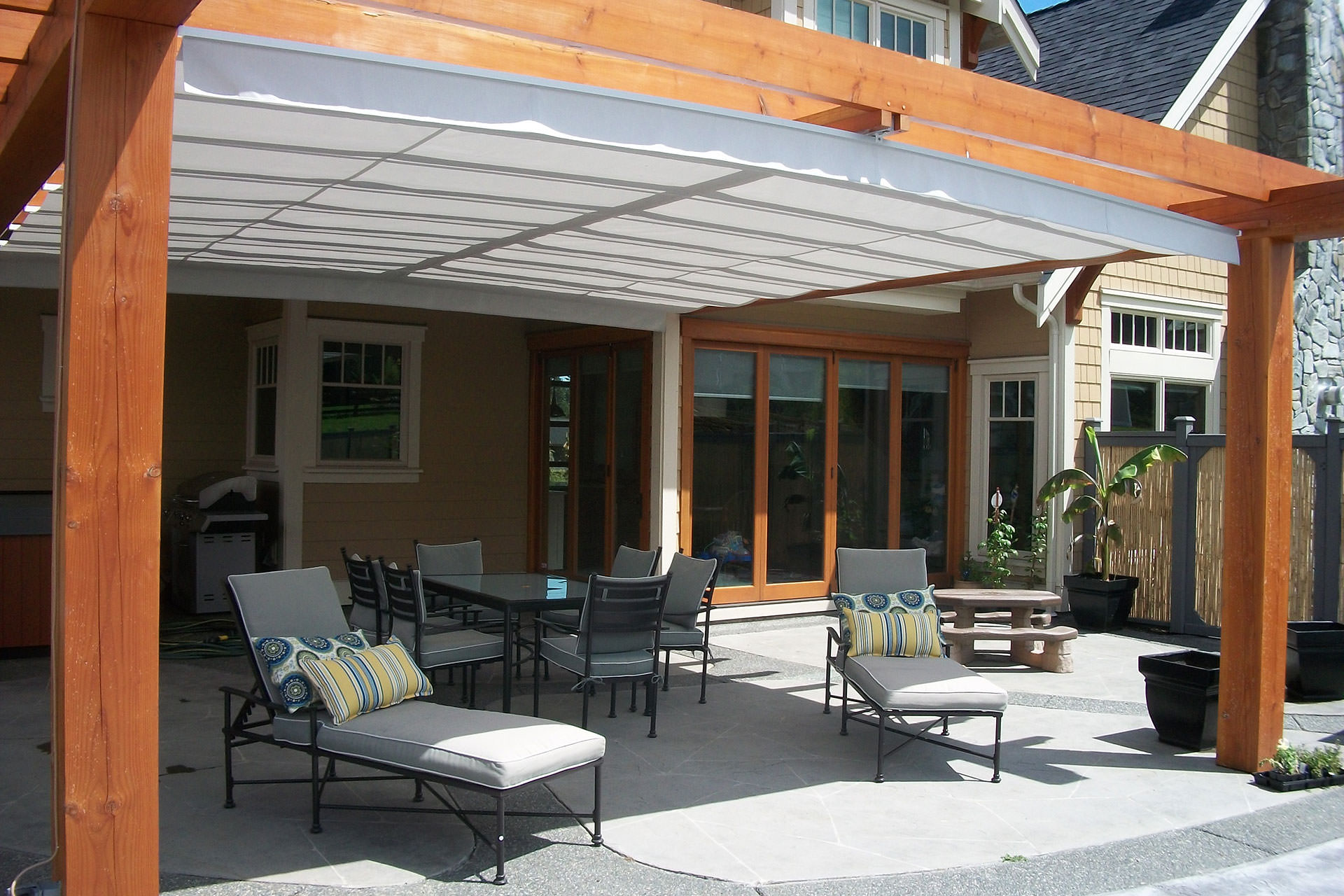 Pergola Roof - ShadeFX Retractable Canopy