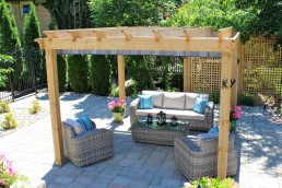 outdoor living space