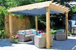 outdoor living space